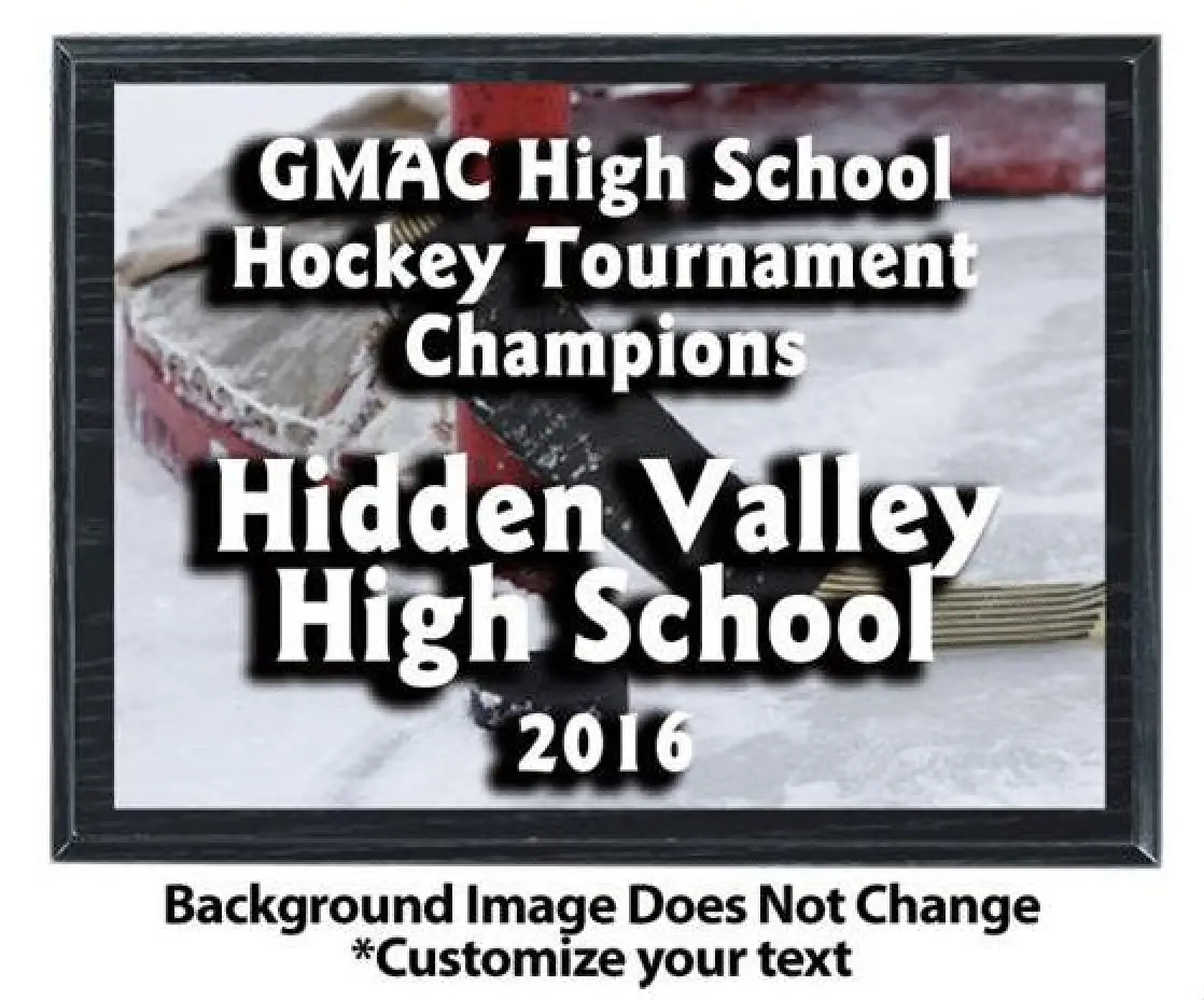 Hockey Sublimated Plaque