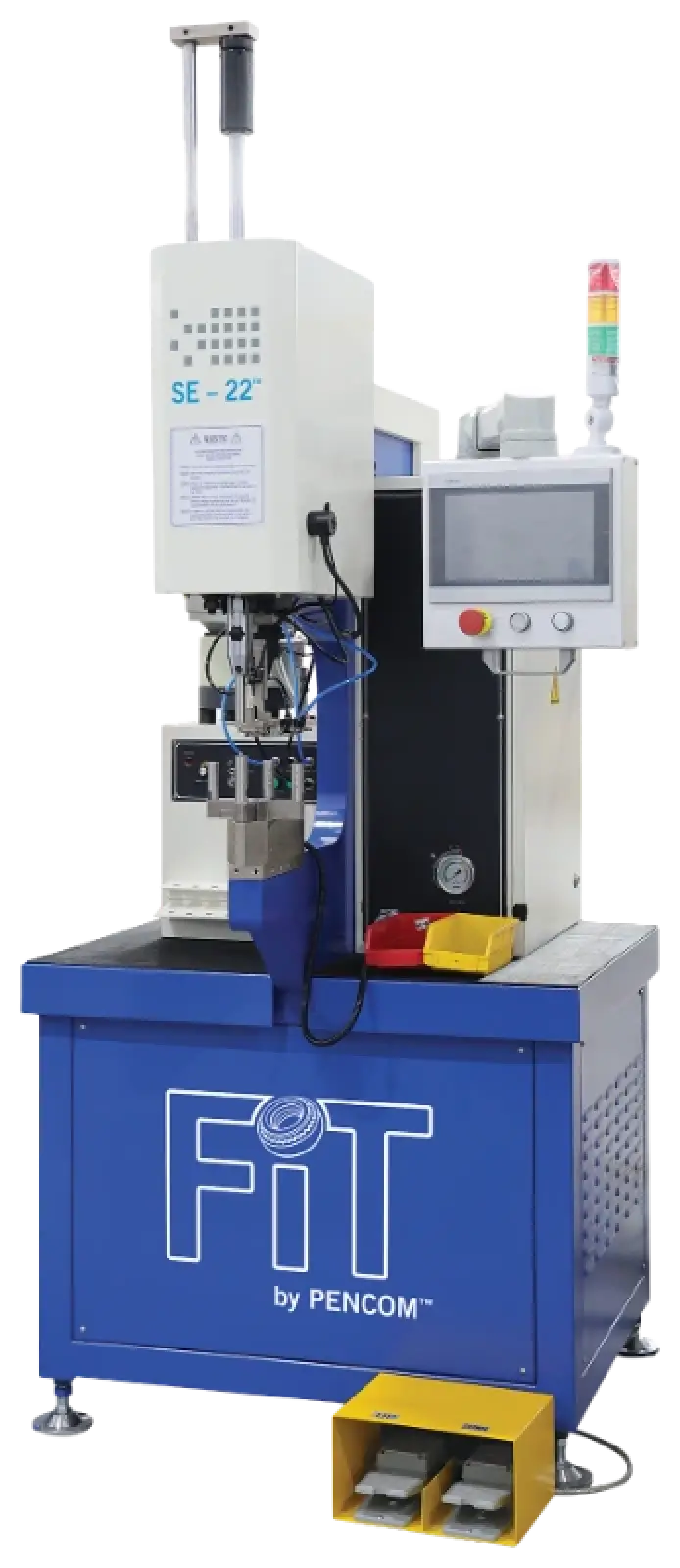 CNC hardware insertion press used to install PEM fasteners