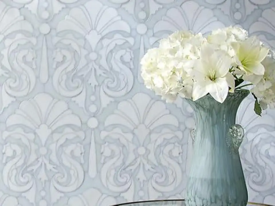 New Ravenna Caroushell® Waterjet Mosaic in Opal and Moonstone
