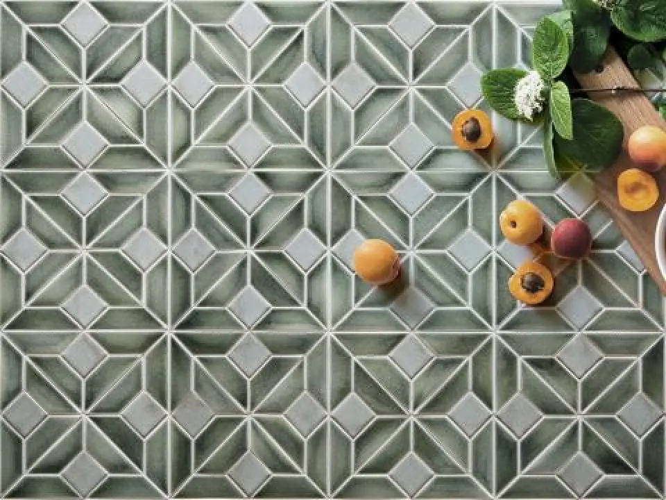 Encore Biltmore Mosaic in Stream and Thyme
