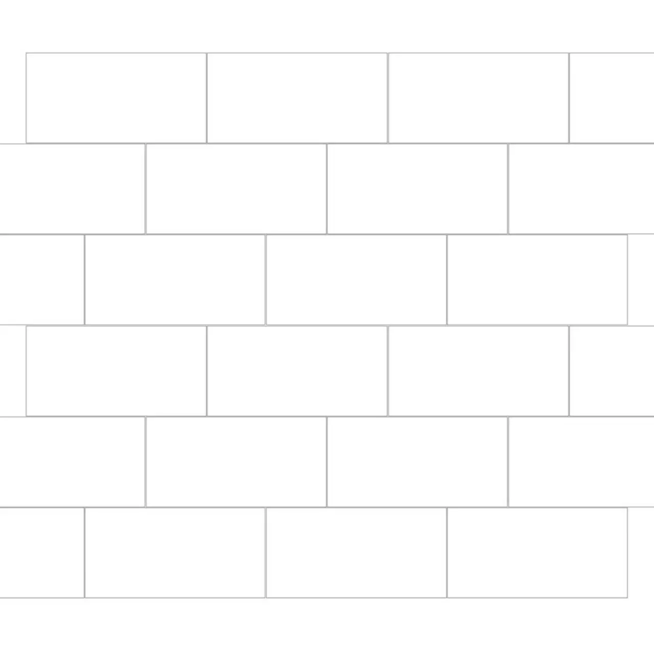 one-third stepped tile grid pattern