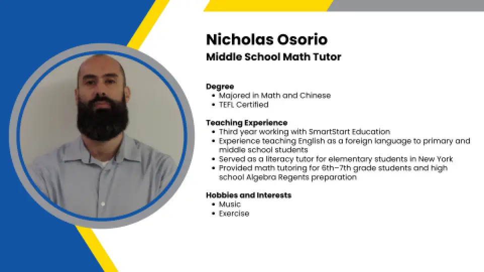 Nicholas Osorio Bio