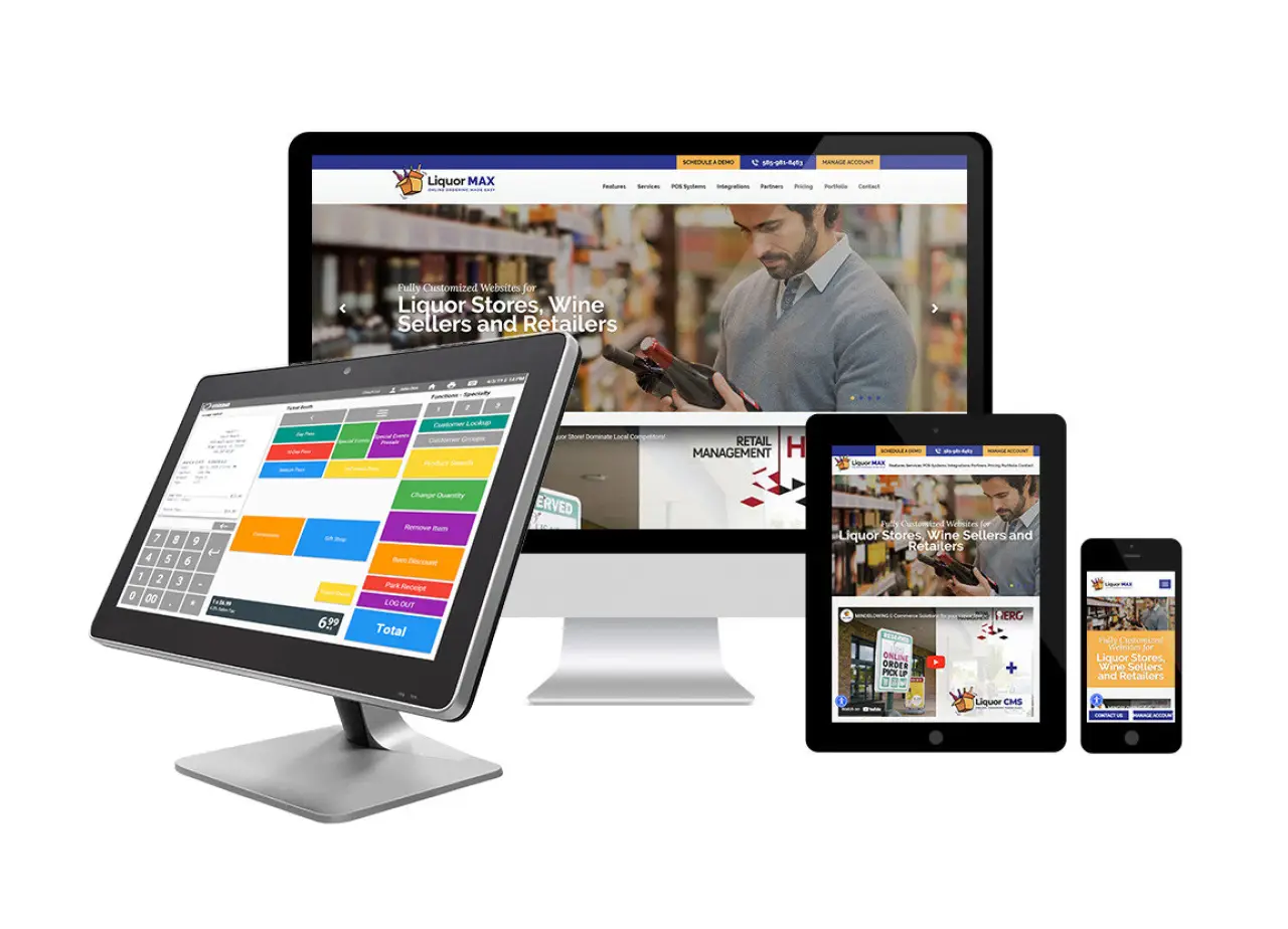Korona POS Liquor Store & eCommerce Website All-in-One Package