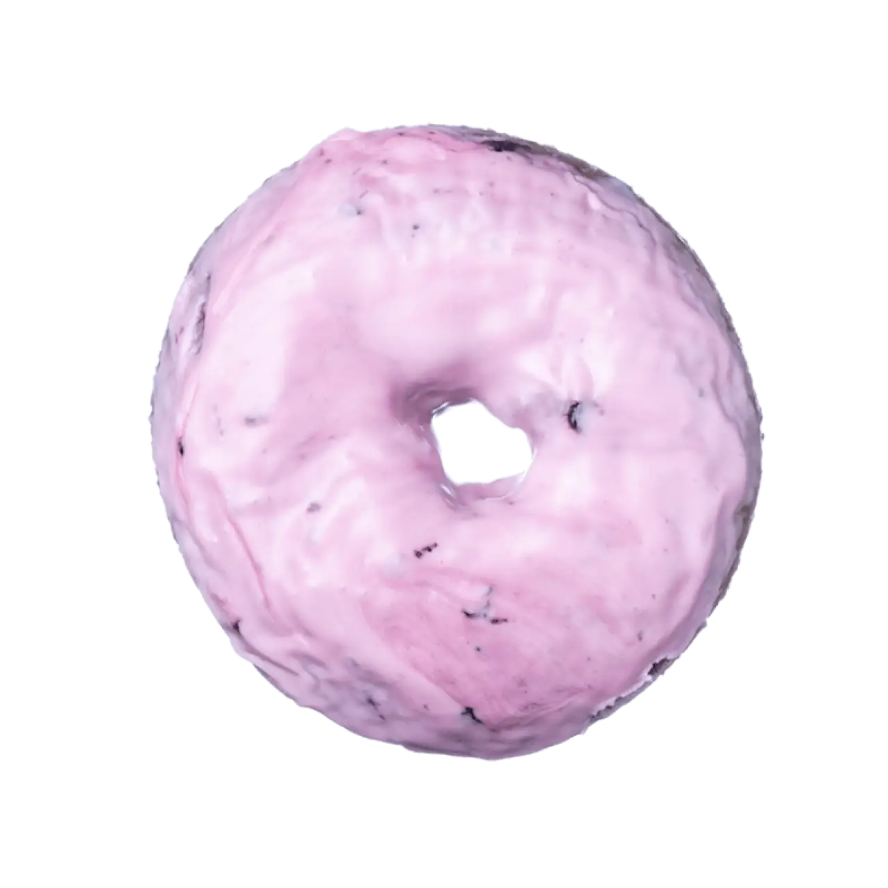 Blueberry Fried Cake w/blueberry icing