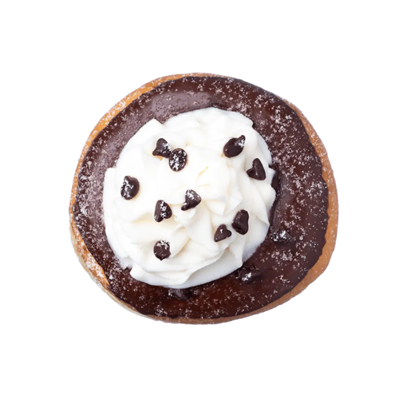 Cannoli Chocolate Dipped Donut