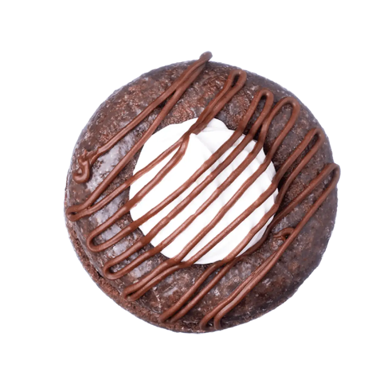 Chocolate Frie Cake Vanilla Cream