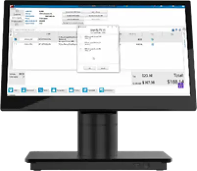 The image shows a computer screen displaying an e-commerce page, with a customer's order history, loyalty points, and a shopping cart containing an item for purchase. AI-generated content may be incorrect.