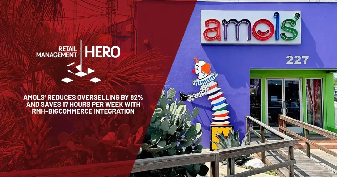 Amols’ Reduces Overselling by 82% and Saves 17 Hours Per Week with RMH–BigCommerce Integration