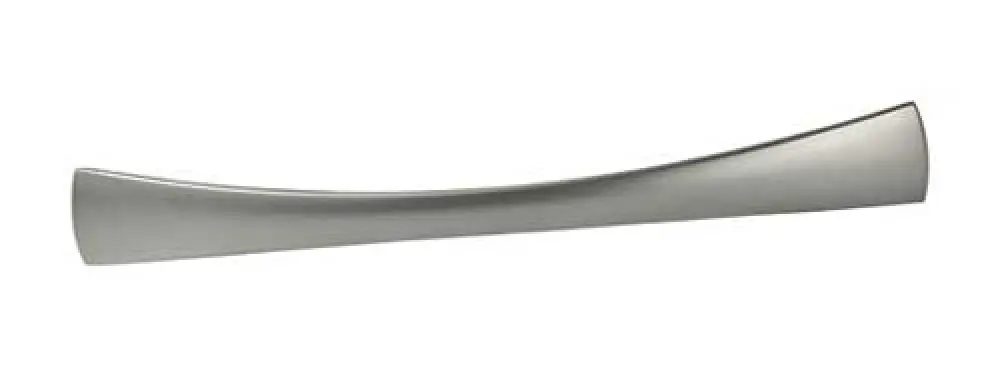 curved pull handle slate gray