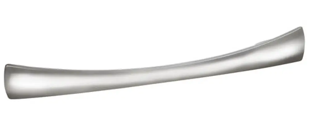 curved pull handle polished chrome