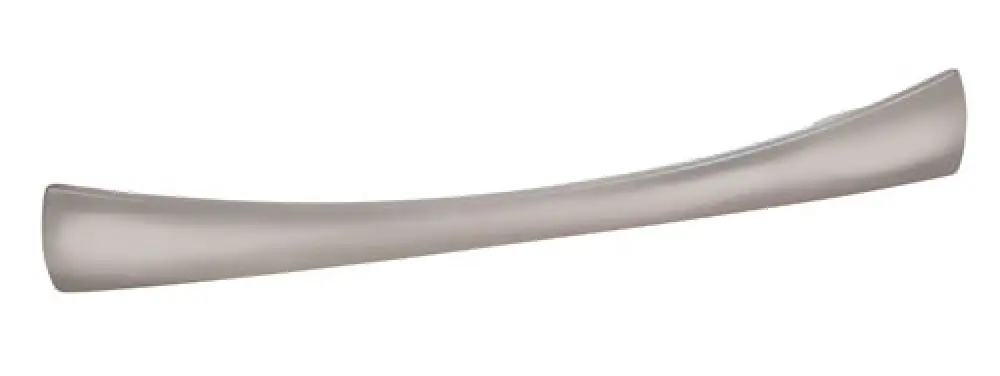 curved pull handle matte nickel