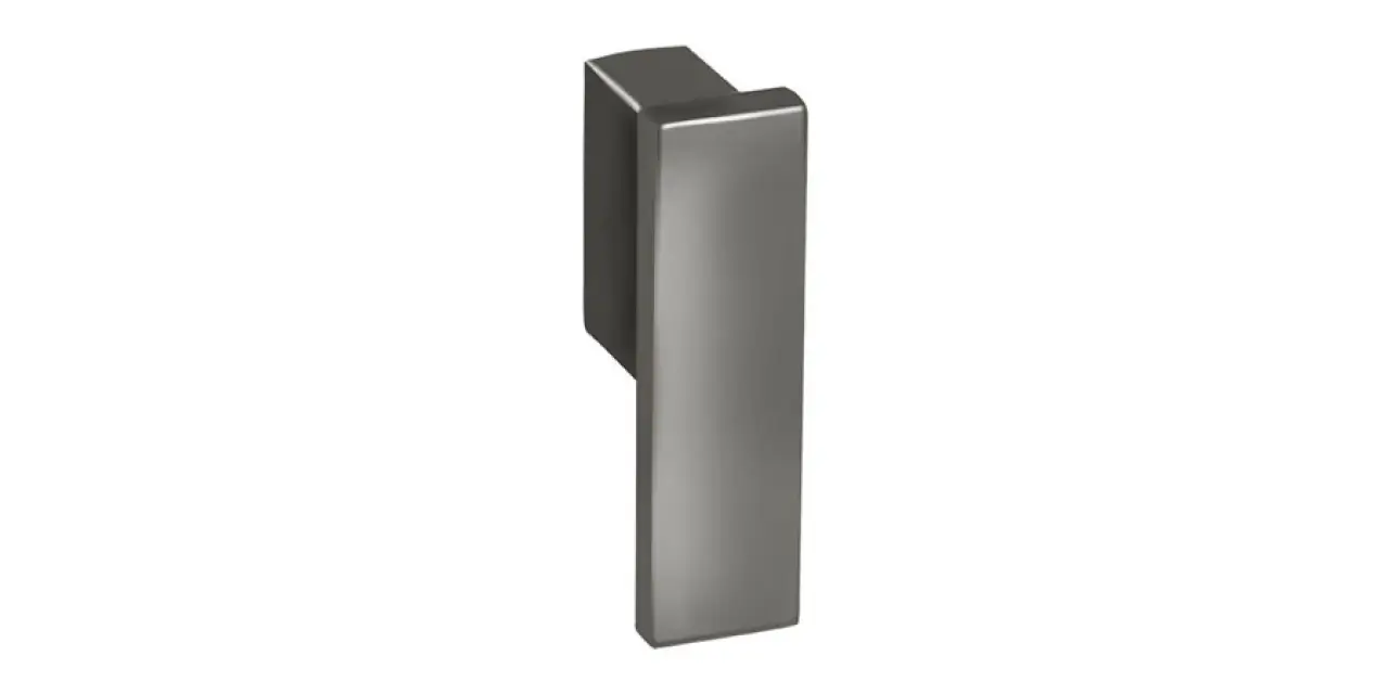 modern knob slate gray