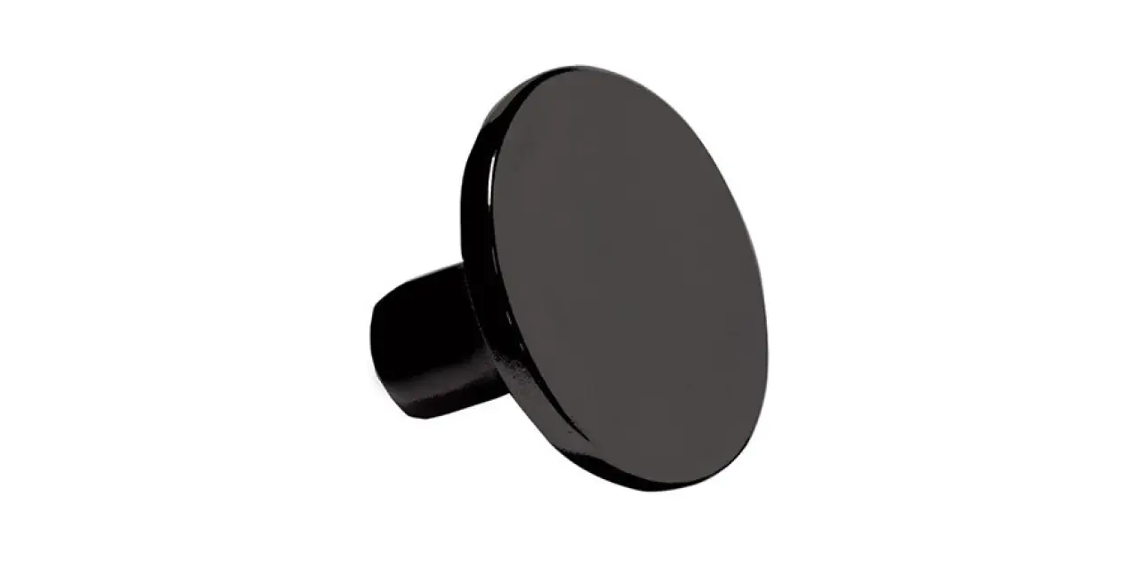 contempo round knob black