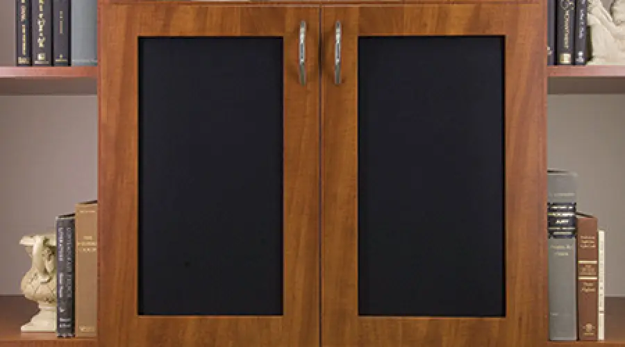 cabinet doors with mesh inserts