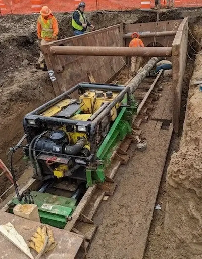 trench work burrows bros