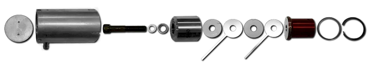 Ultrasonic Converter: Exploded View