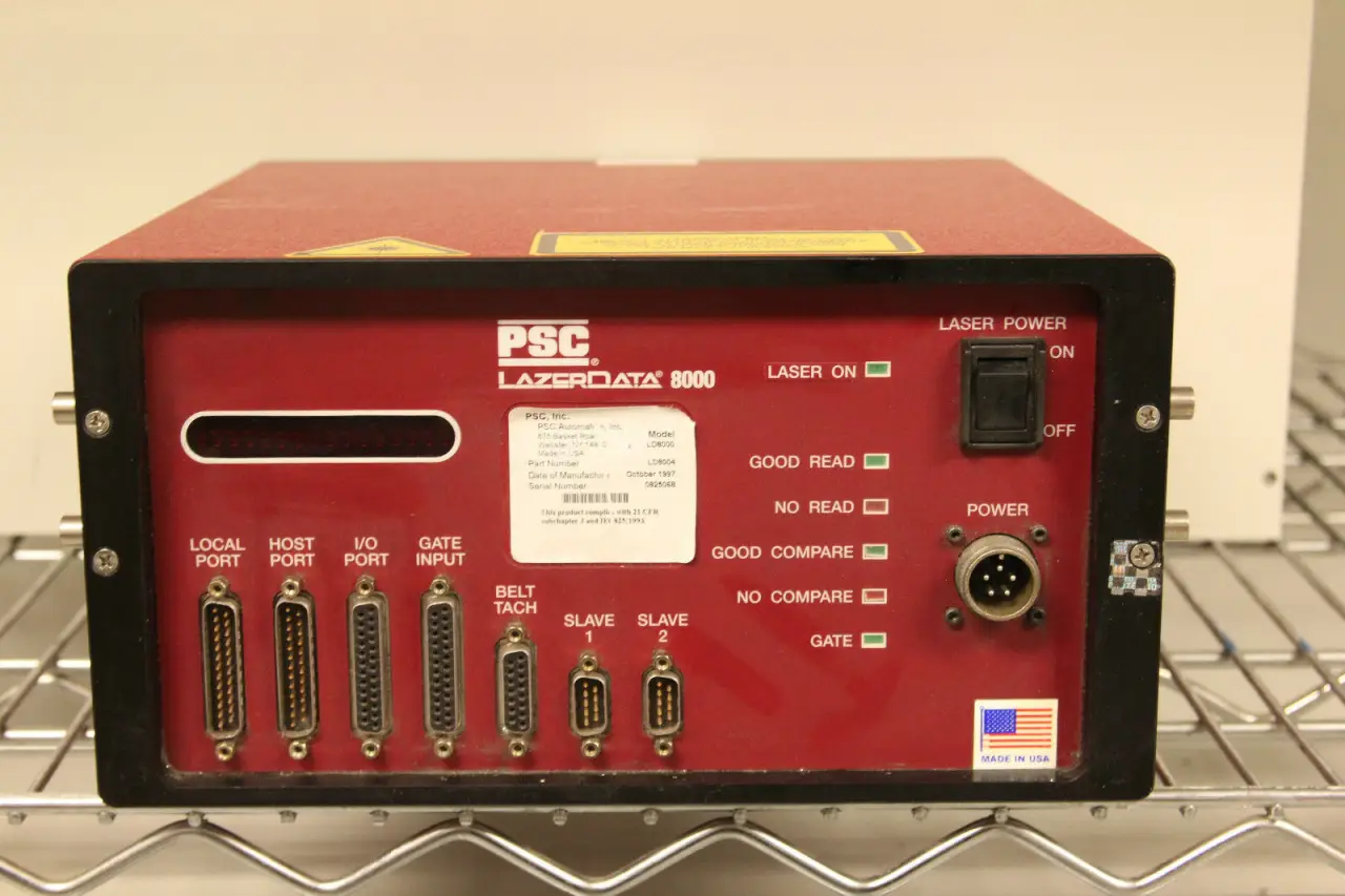 PSC Automation LazerData LD8000 Barcode Scanner (LD8004)