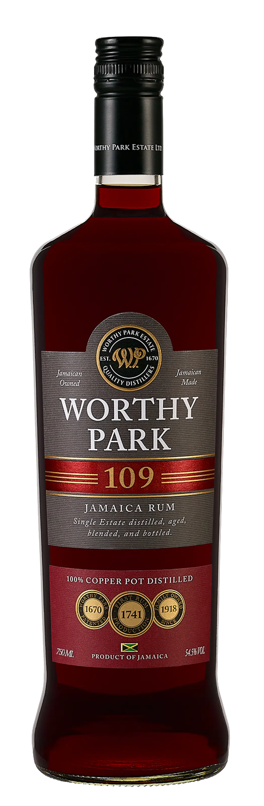 Worthy Park 109 Proof Dark Rum 750ml