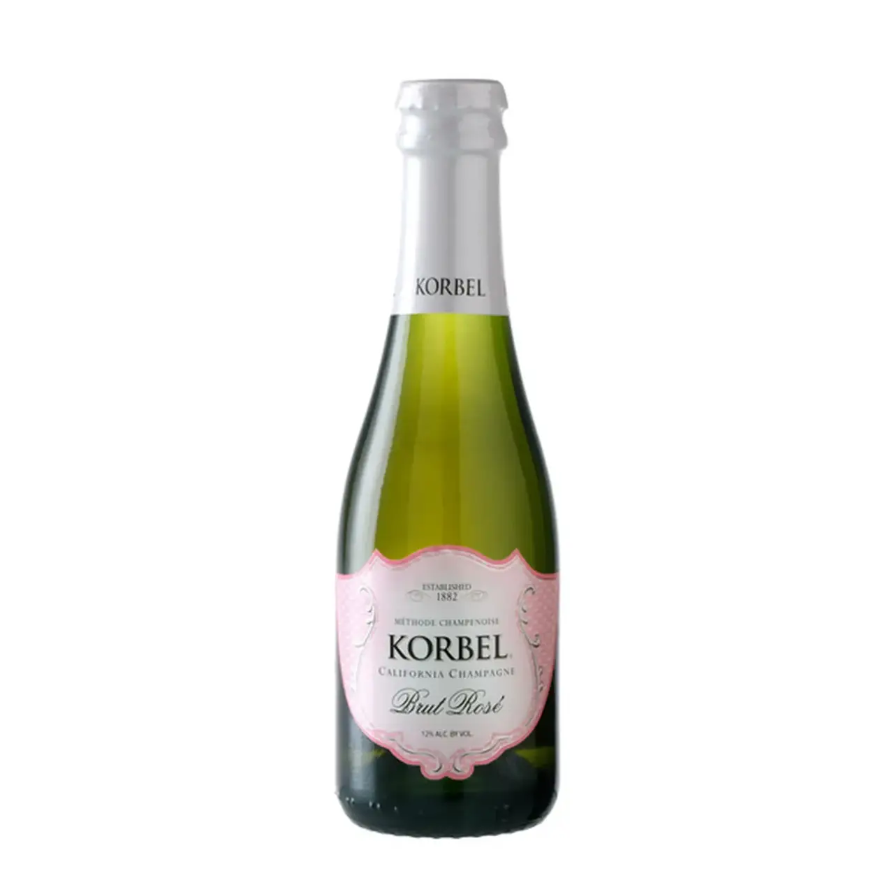 Korbel Brut Rosé California Champagne 187ml
