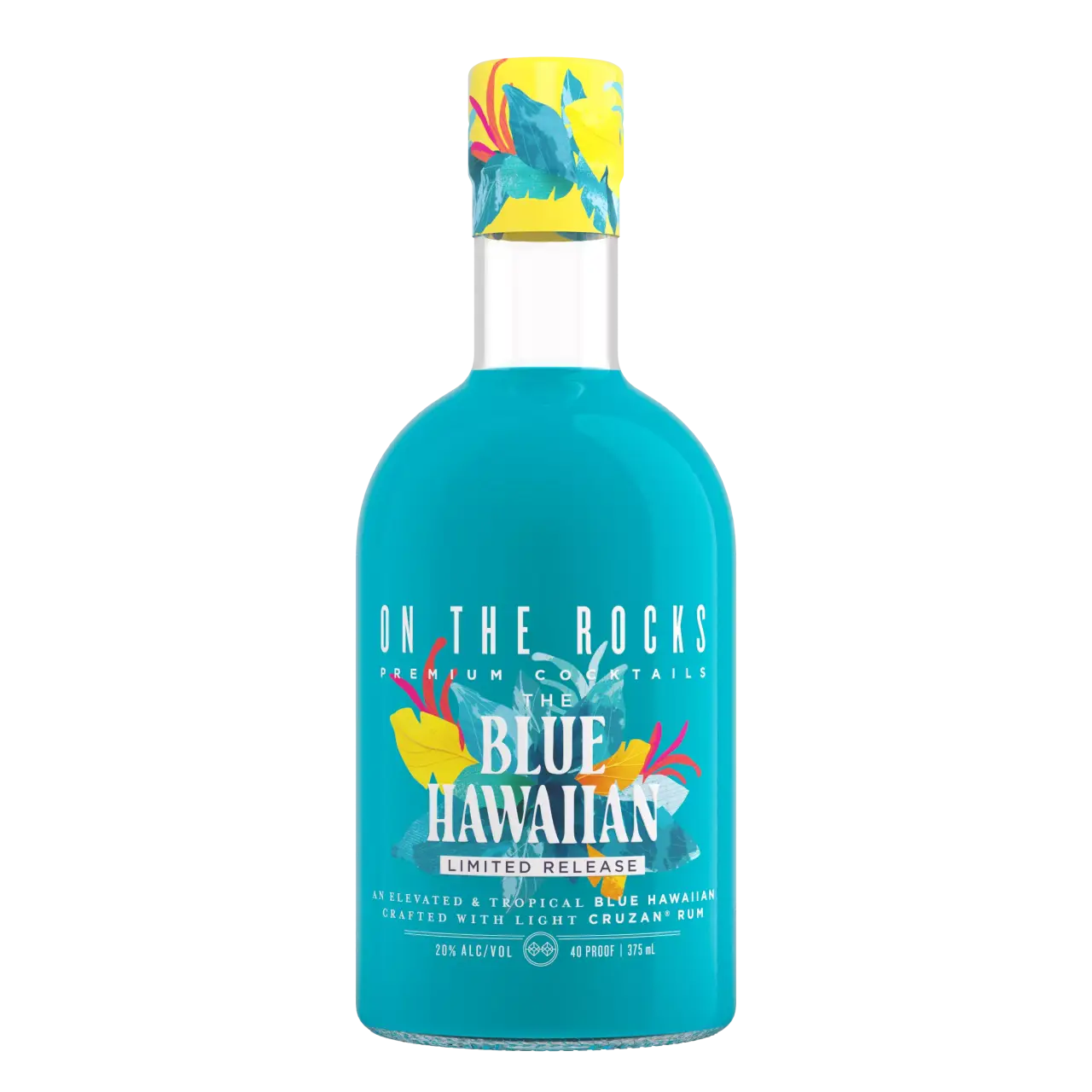 On The Rocks The Blue Hawaiian 375ml