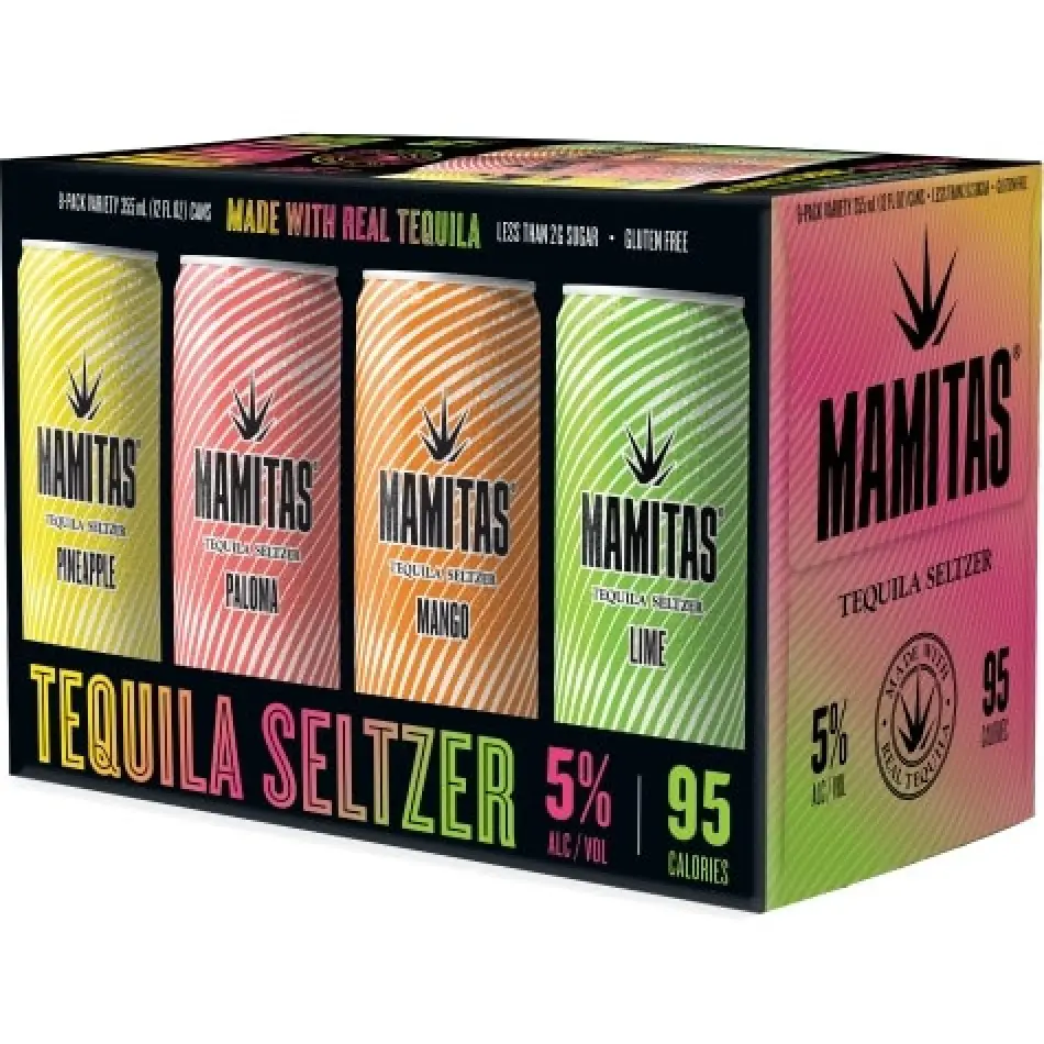 Mamita's Tequila Seltzer Variety Pack 8Pk 12oz Cans