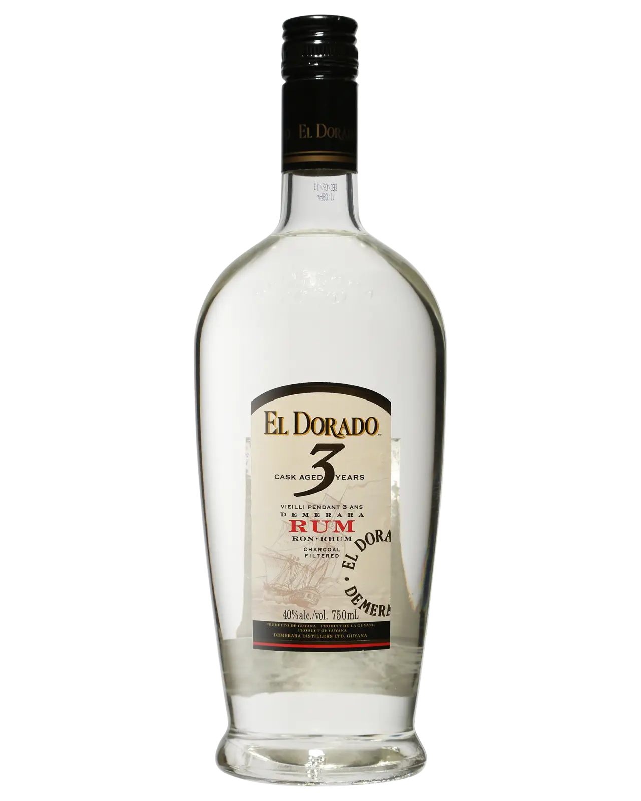 El Dorado Cask Aged 3 Year Rum 750ml