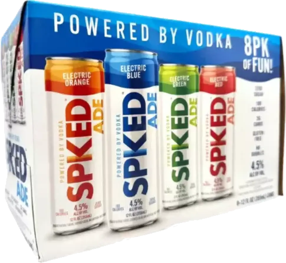 Spk'ed Ade Vodka Variety Pack 8 Pack