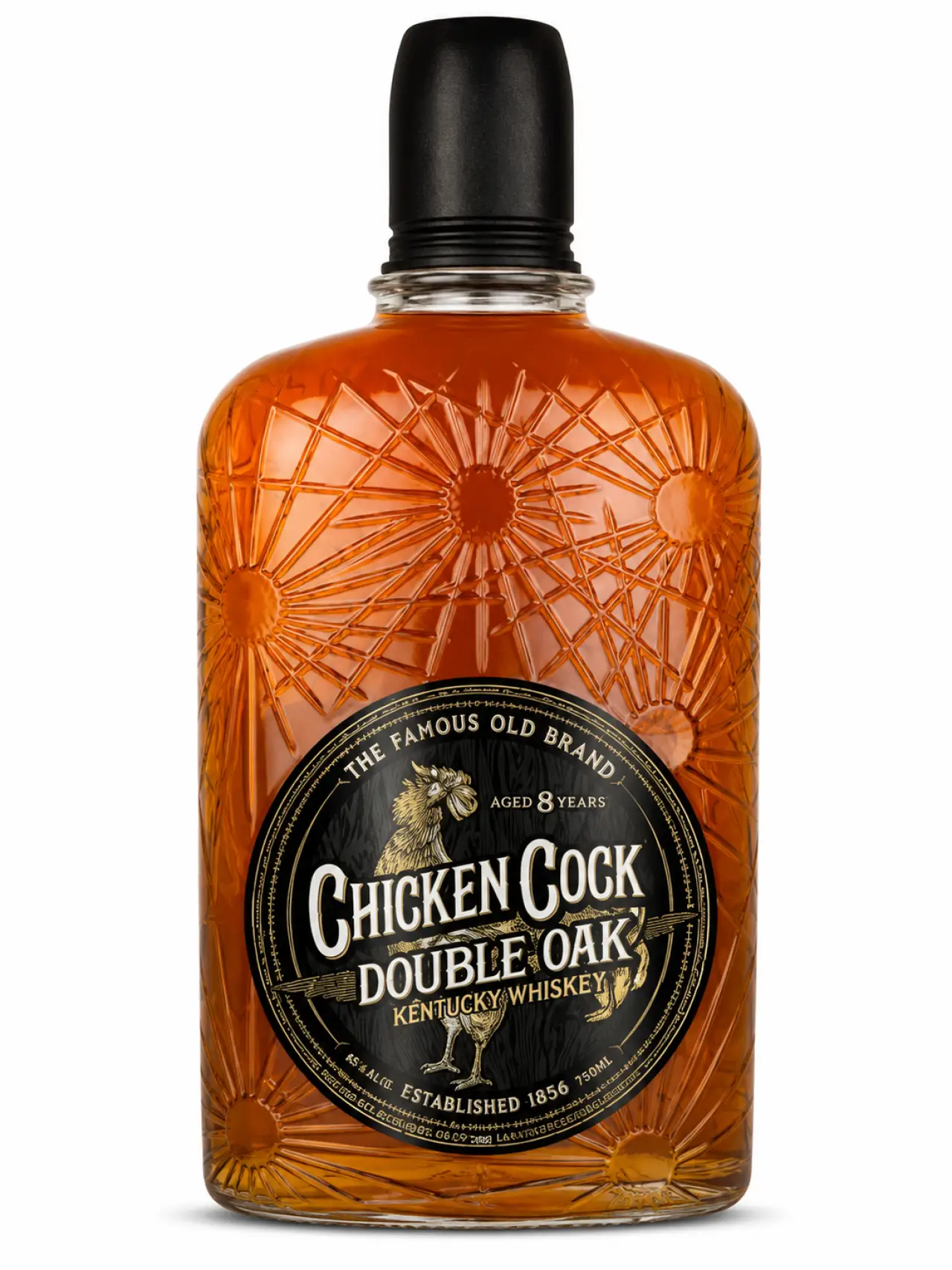 Chicken Cock Double Oak Bourbon 750ml