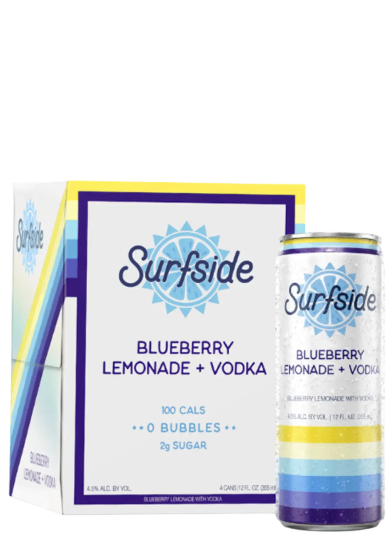 Surfside Blueberry Lemonade Vodka 4-pack 355ml cans