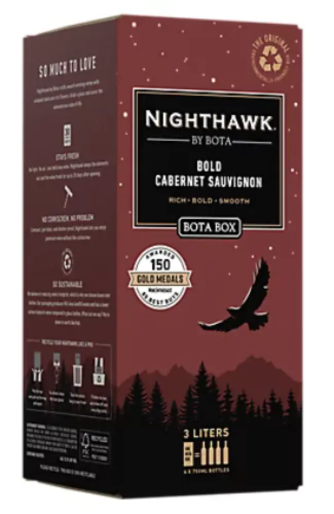 Bota Box Nighthawk Black Bold Cabernet Sauvignon 3L