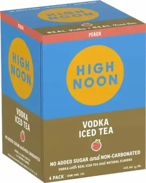 High Noon Tea Peach 4pk 355ml Cans