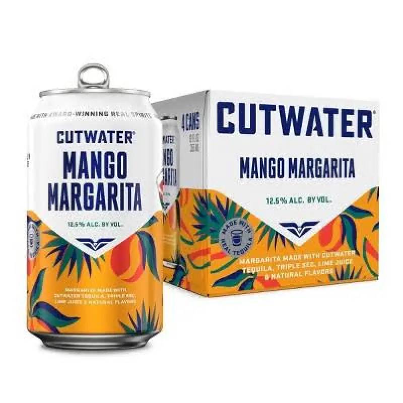 Cutwater Mango Margarita Can 4pk 355ml