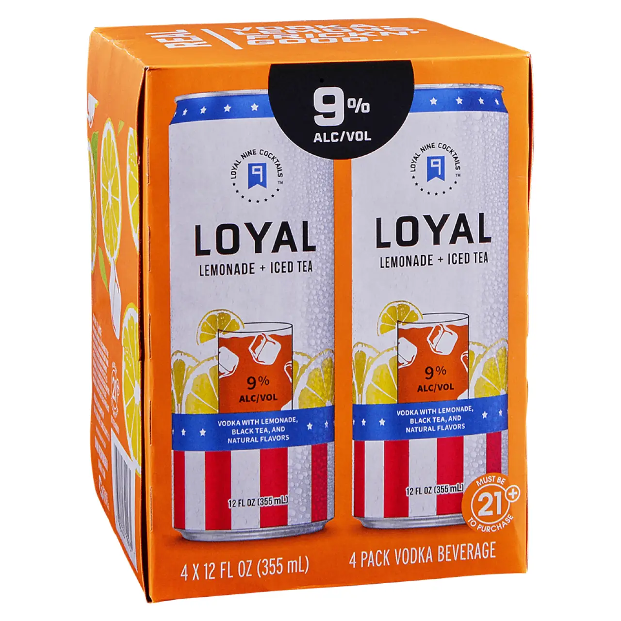 Loyal 9 Lemonade / Iced Tea 355ml