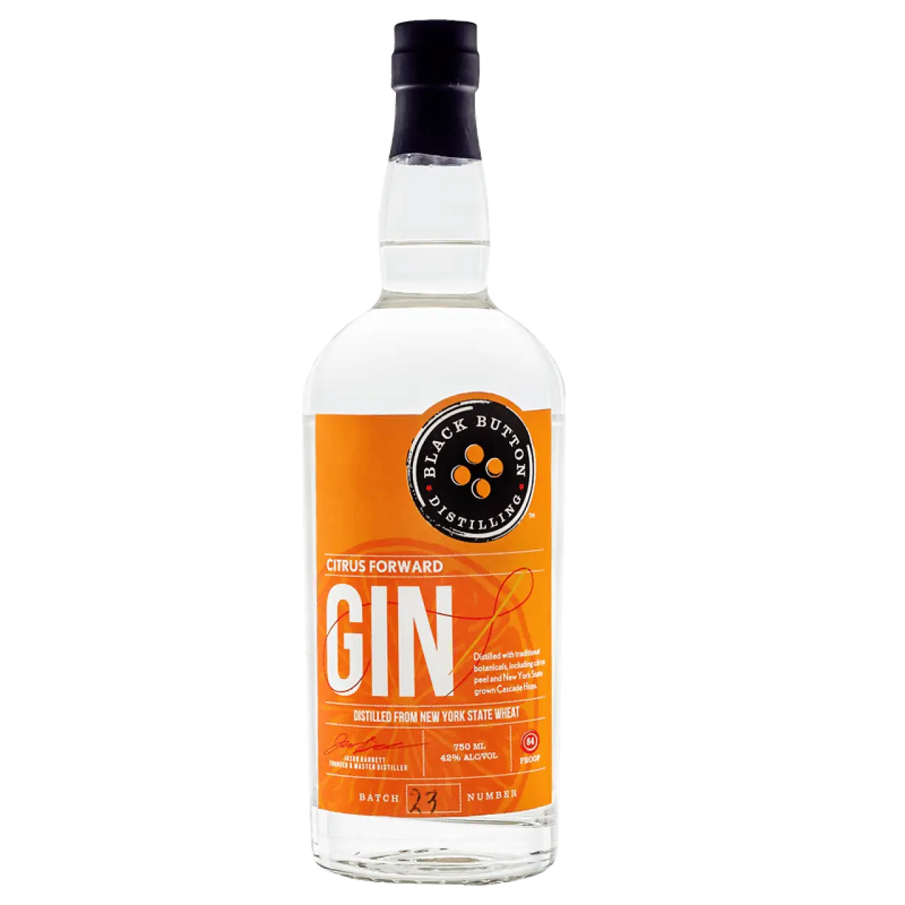 Black Button Gin 750ml