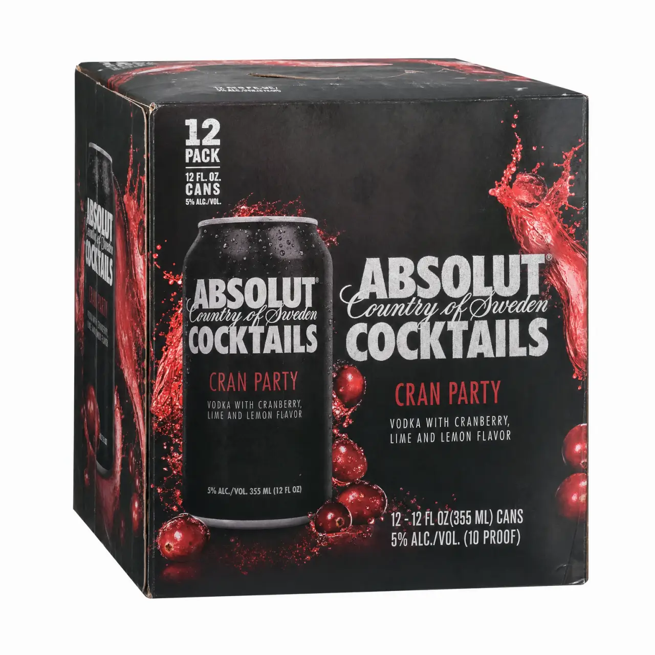 ABS Ckt Os Cran Party 12 Pk