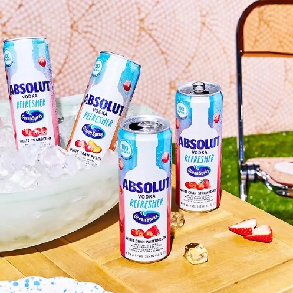 Sample "Ready-to-Drink" Absolut Refreshers and Dole Malibu
