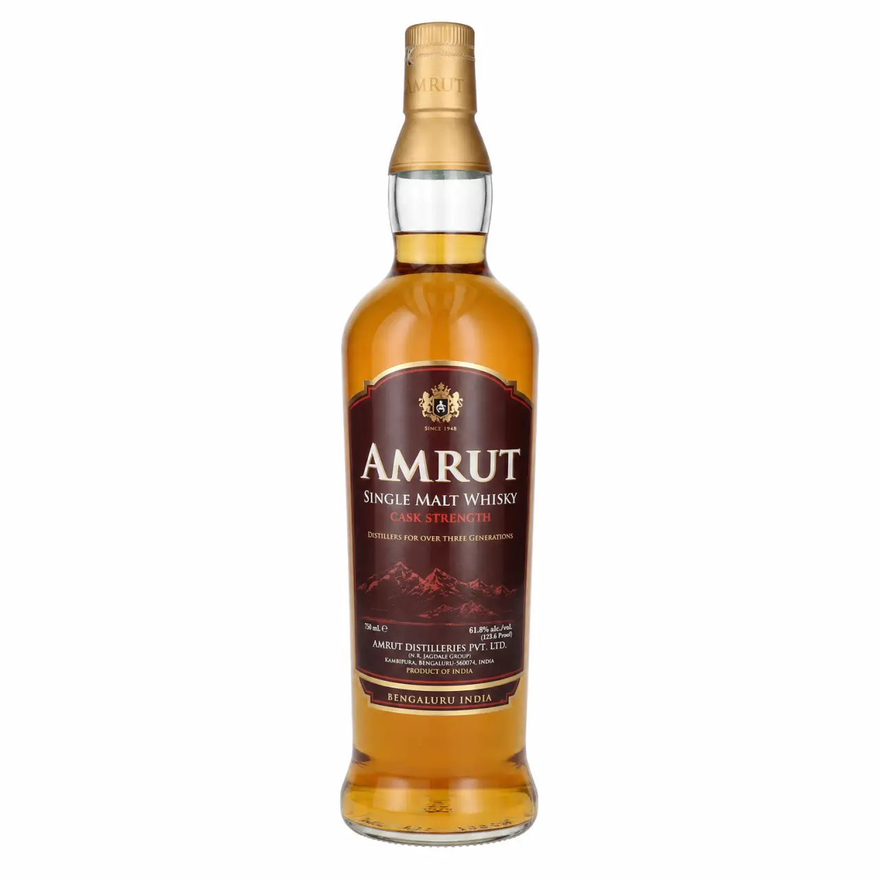 Amrut Single Malt Cask Strength Whisky 750ml