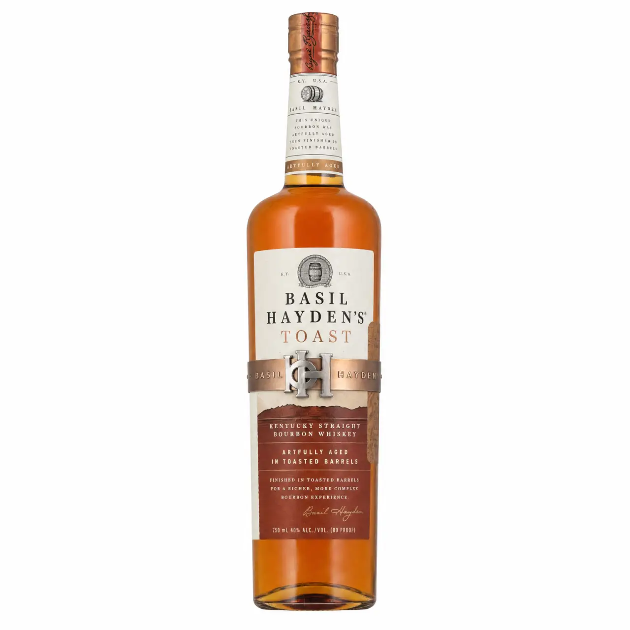 Basil Hayden Toast Kentucky Straight Bourbon Whiskey 750ml