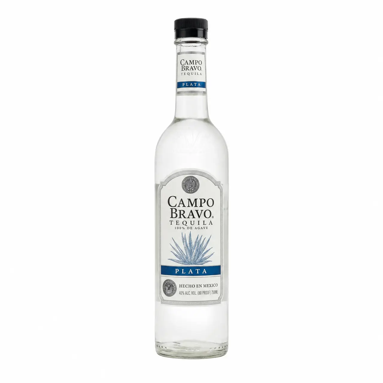 Campo Bravo Plata Tequila 750ml