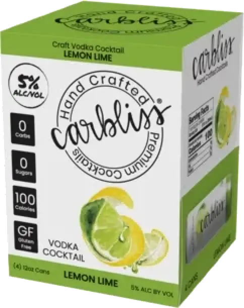 CARBLISS LEMON LIME 4PK
