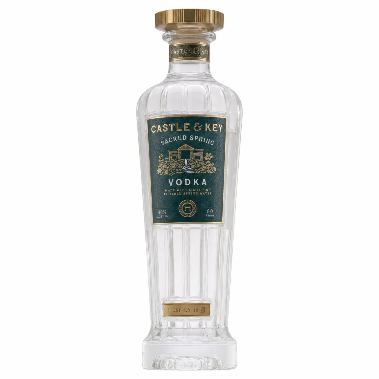 Castle & Key Sacred Spring Vodka 750ml
