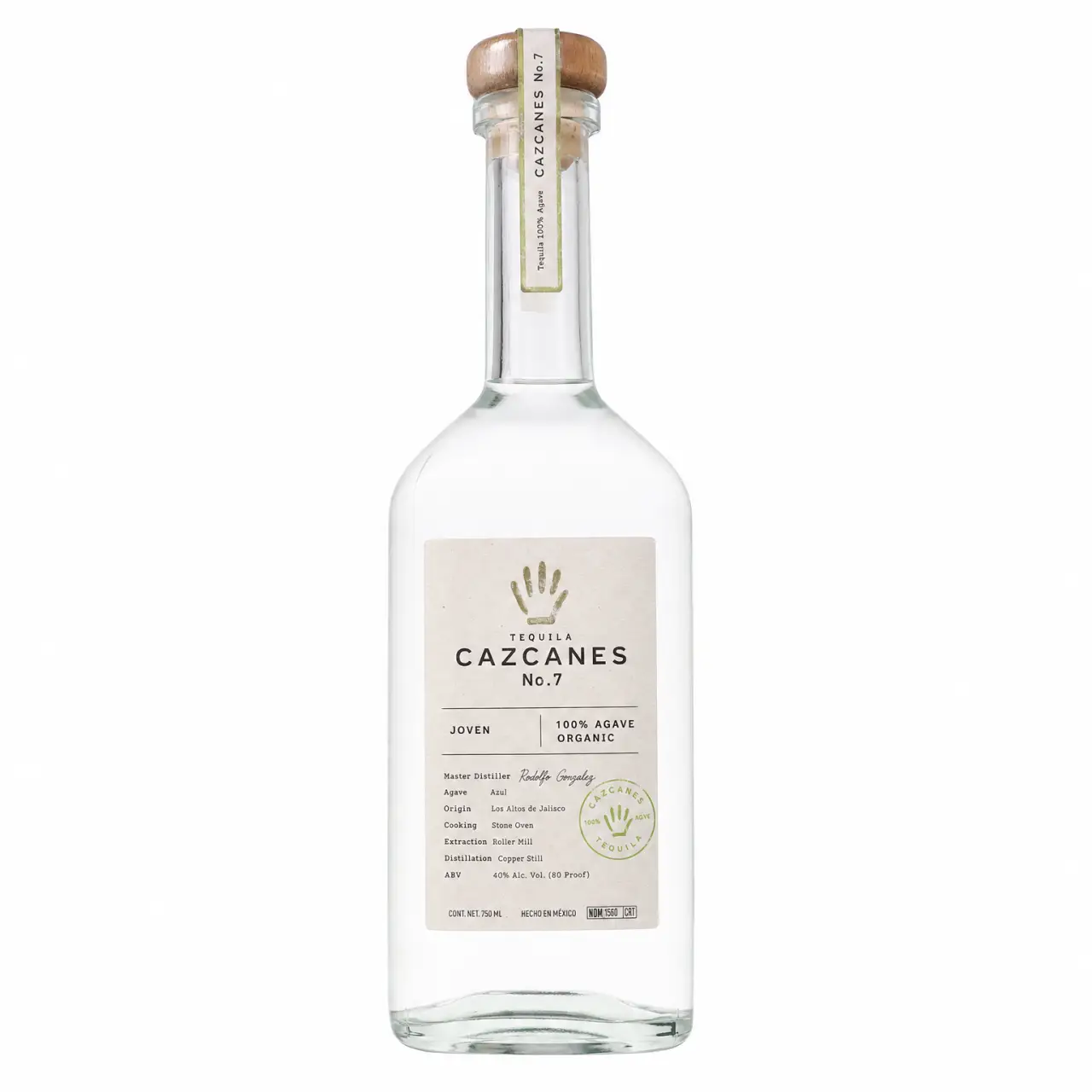 Cazcanes No.7 Joven Organic 100% Puro Agave Tequila 750ml