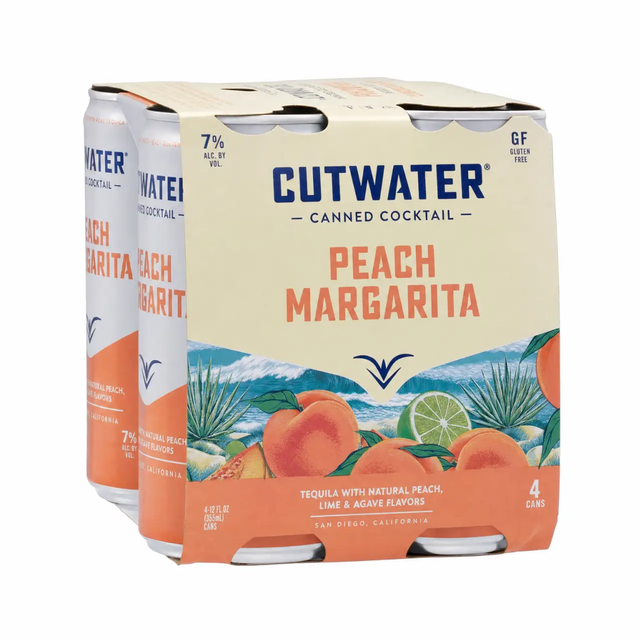 Cutwater Peach Margarita 4pk