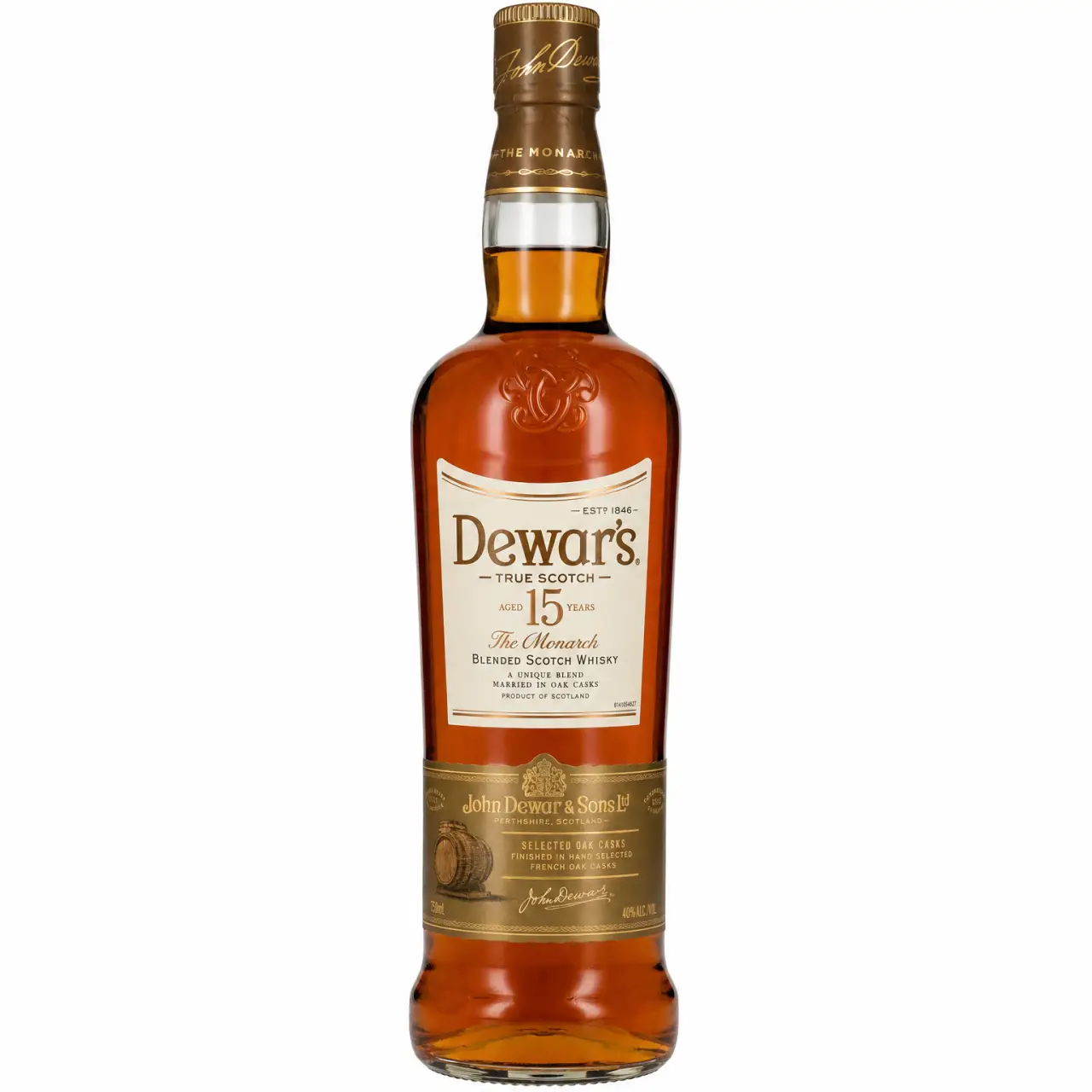 Dewar's 15 Year Old The Monarch Blended Scotch Whisky 750ml