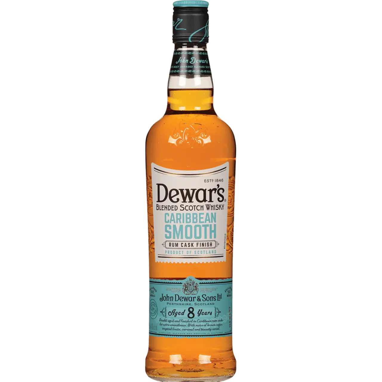 Dewar's Caribbean Smooth 8 Year Old Blended Scotch Whisky 750ml
