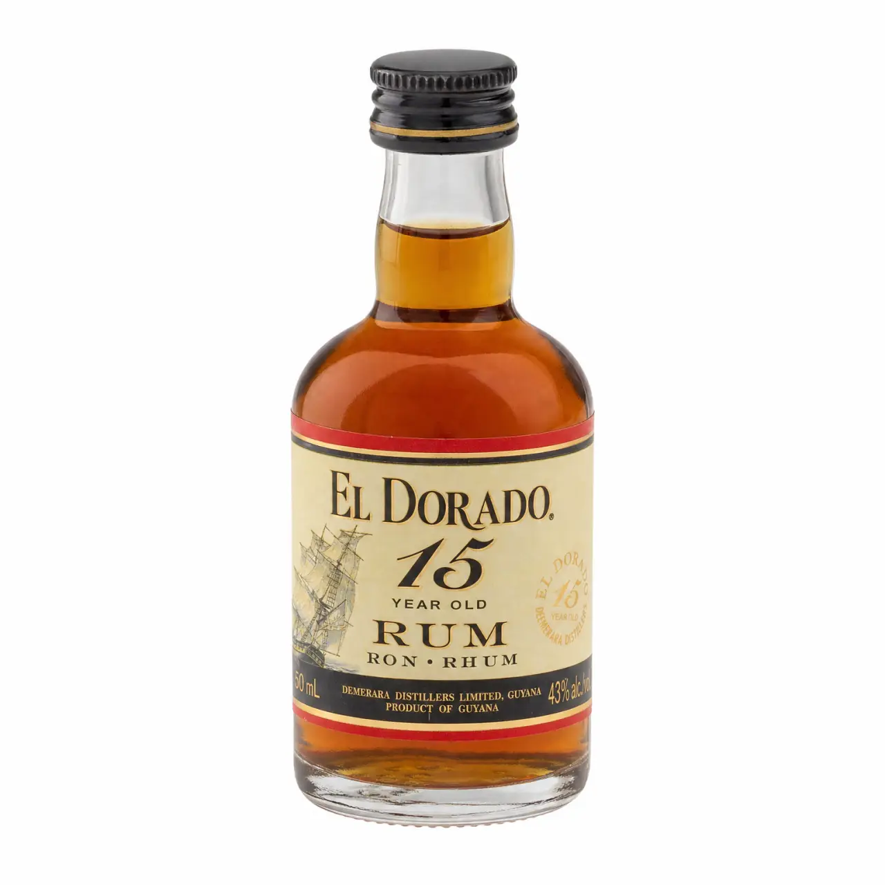 El Dorado 15 Yr Rum 50ml