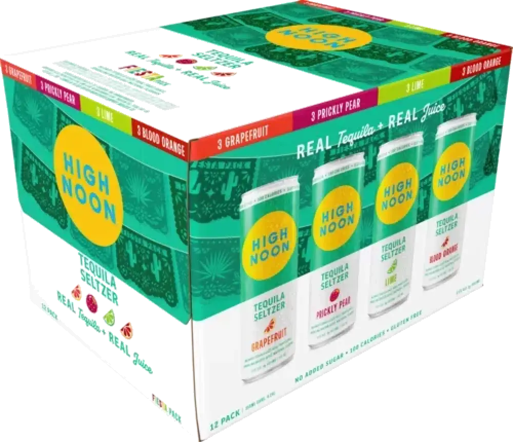 High Noon Tequila Seltzer Fiesta Pack 12 Pack 12oz Cans