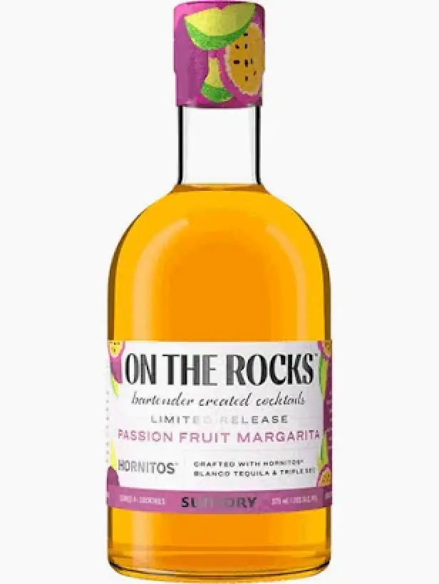 On The Rocks Passion Fruit Margarita 375ml