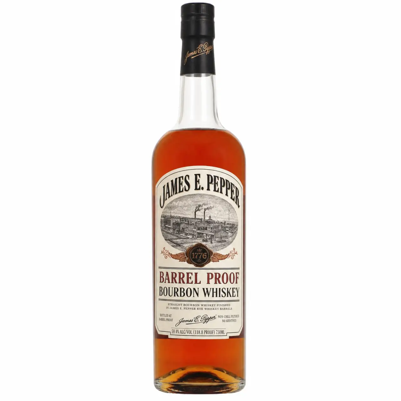 James E. Pepper Barrel Proof Bourbon 750ml