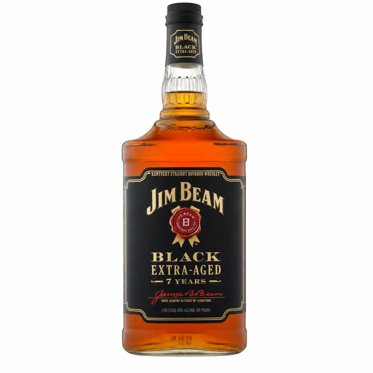 Jim Beam Black 7 Year Kentucky Straight Bourbon Whiskey 1.75L